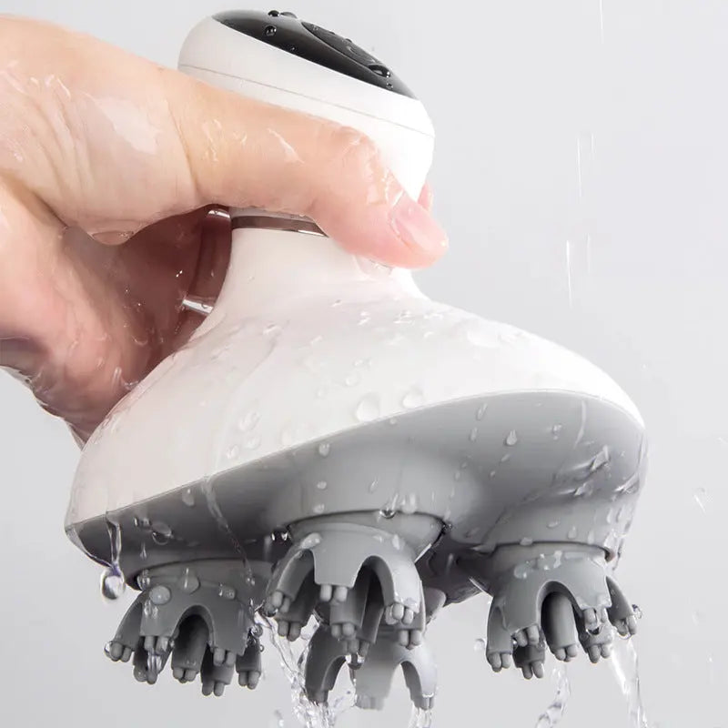 Rechargeable Waterproof Head Massager Electric Scalp Massager CJdropshipping