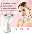 EMS Microcurrent Neck Face Beauty Device With 3 Colors LED Photon Therapy Skin Tighten Reduce Double Chin Face Lifting Devices CJdropshipping