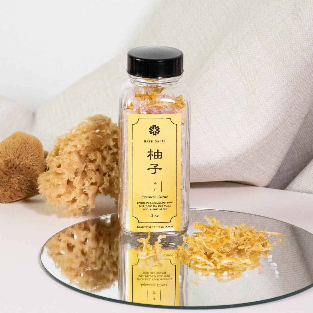 Yuzu Himalayan Pink Bath Salts Beauty Secrets of Japan