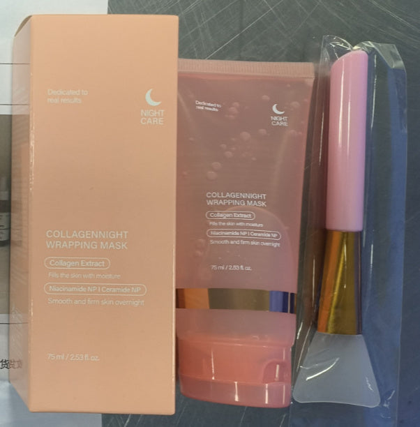 Face Night Mask Collagen Wrapping Mask Natural Ingredients Firming Elasticity & Hydration Anti-wrinkle For Skin Care CJdropshipping