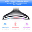 EMS Microcurrent Neck Face Beauty Device With 3 Colors LED Photon Therapy Skin Tighten Reduce Double Chin Face Lifting Devices CJdropshipping