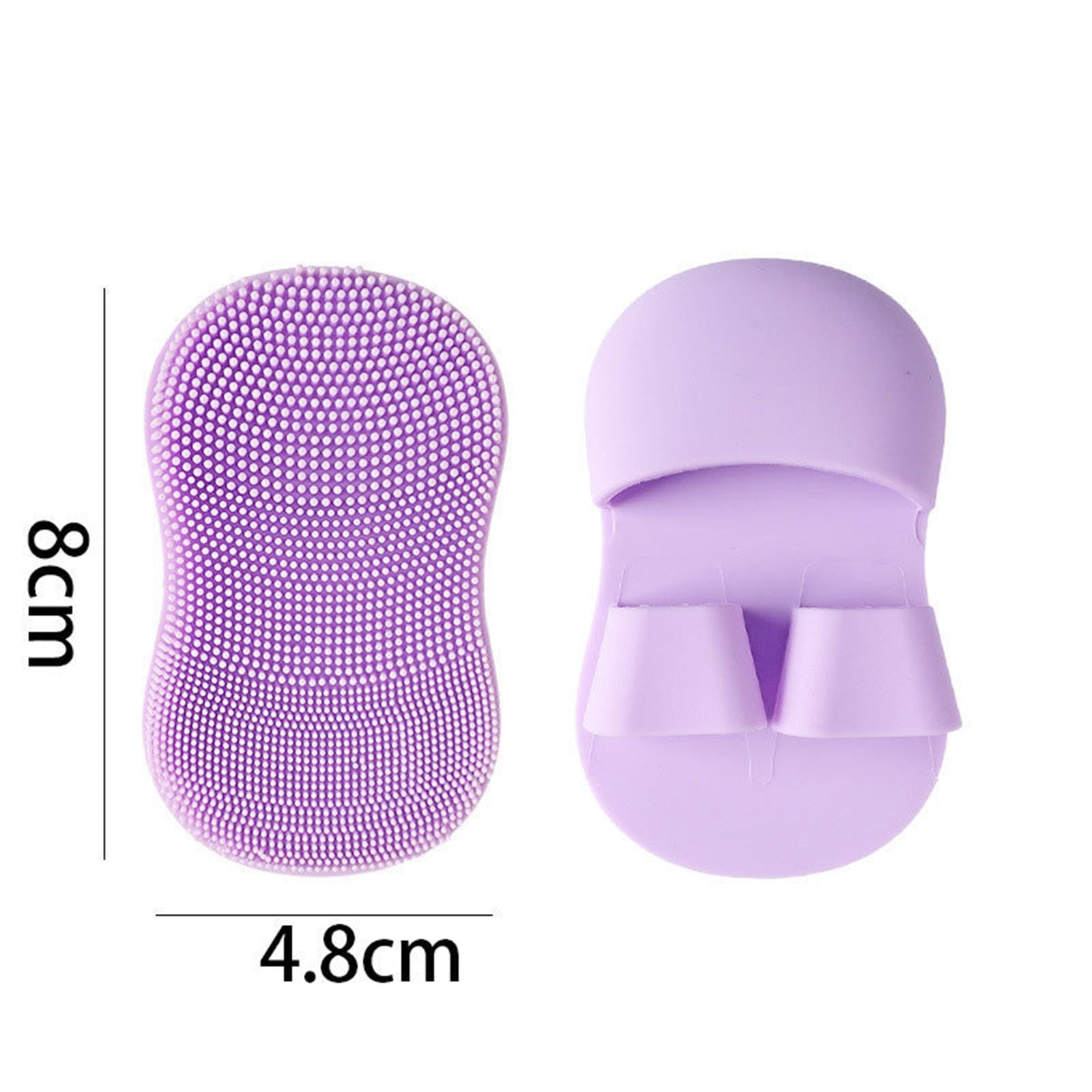 2PC Face Scrubber Mini Facial Brush Silicone Wash Exfoliator Finger Glove Pads Handheld Cleansing Brushes Tool Skin Care Deep Clean Baby Shampoo Baby Bath Brush CJdropshipping
