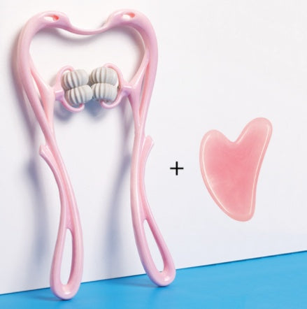 Multifunctional Manual Six-wheel Neck Massager Massage Relieve Roller Massage Tool CJdropshipping