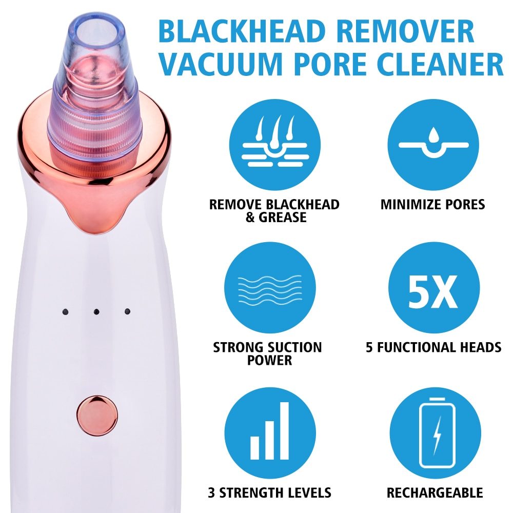 Blackhead Instrument Electric Suction Facial Washing Instrument Beauty Acne Cleaning Blackhead Suction Instrument CJdropshipping