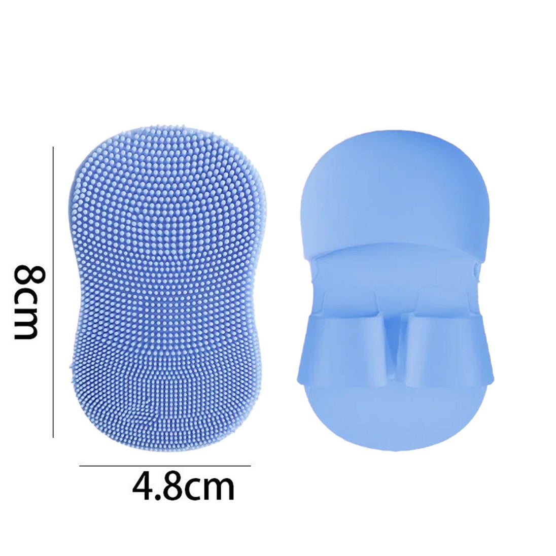 2PC Face Scrubber Mini Facial Brush Silicone Wash Exfoliator Finger Glove Pads Handheld Cleansing Brushes Tool Skin Care Deep Clean Baby Shampoo Baby Bath Brush CJdropshipping