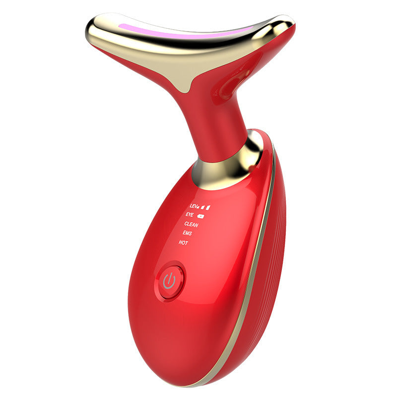 EMS Neck Massager And Tighten Massager Electric Microcurrent Wrinkle Remover CJdropshipping