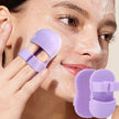 2PC Face Scrubber Mini Facial Brush Silicone Wash Exfoliator Finger Glove Pads Handheld Cleansing Brushes Tool Skin Care Deep Clean Baby Shampoo Baby Bath Brush CJdropshipping