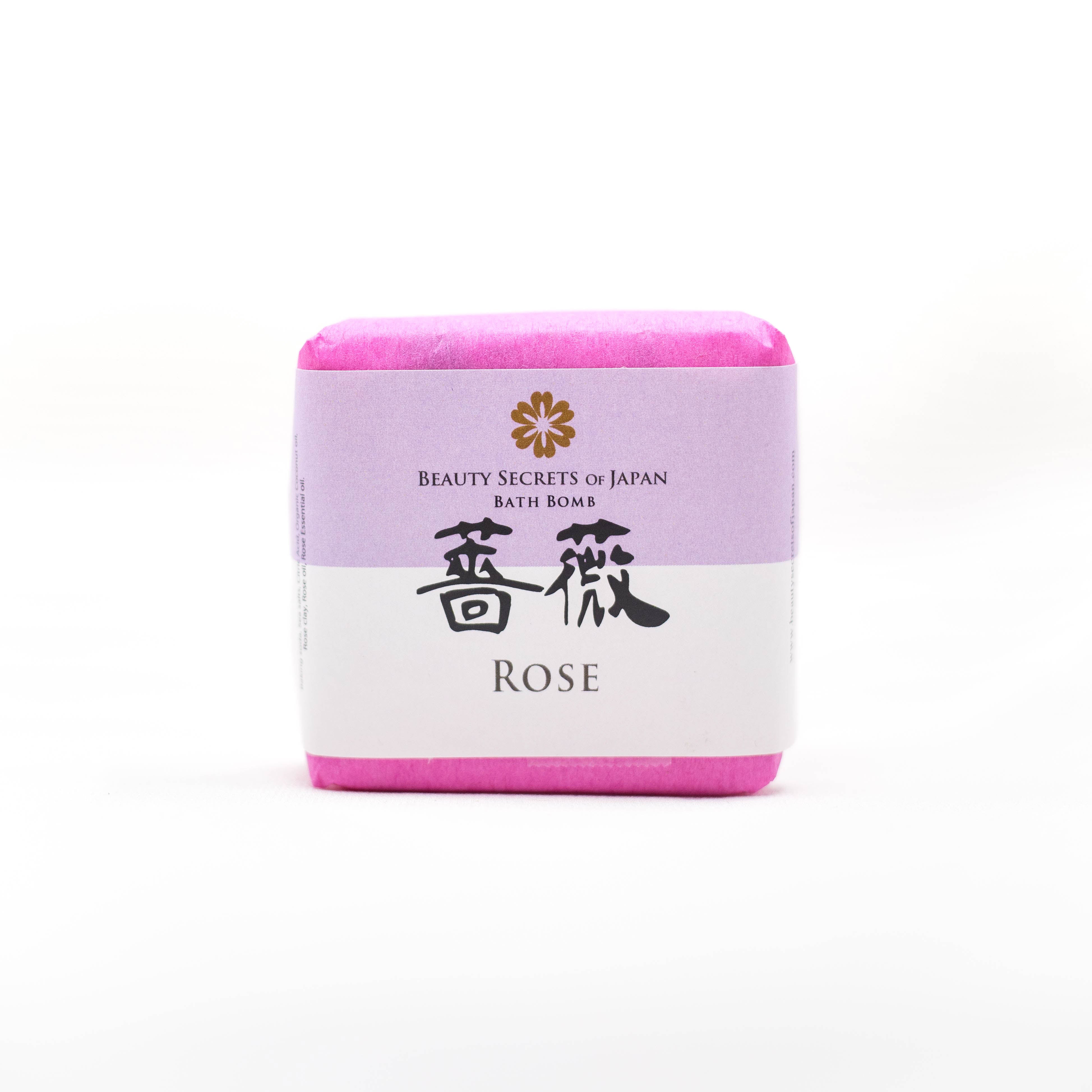 Rose Bath Bomb Beauty Secrets of Japan