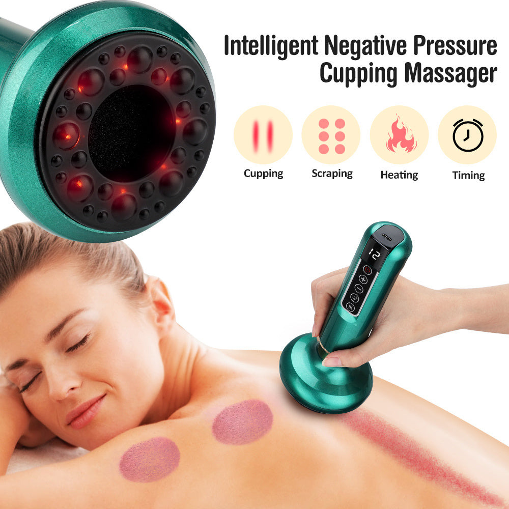 Electric Vacuum Cupping Massager For Body Anti-Cellulite Suction Cup Gua Sha Massage Body Cups Guasha Fat Burning Slimming Jars CJdropshipping