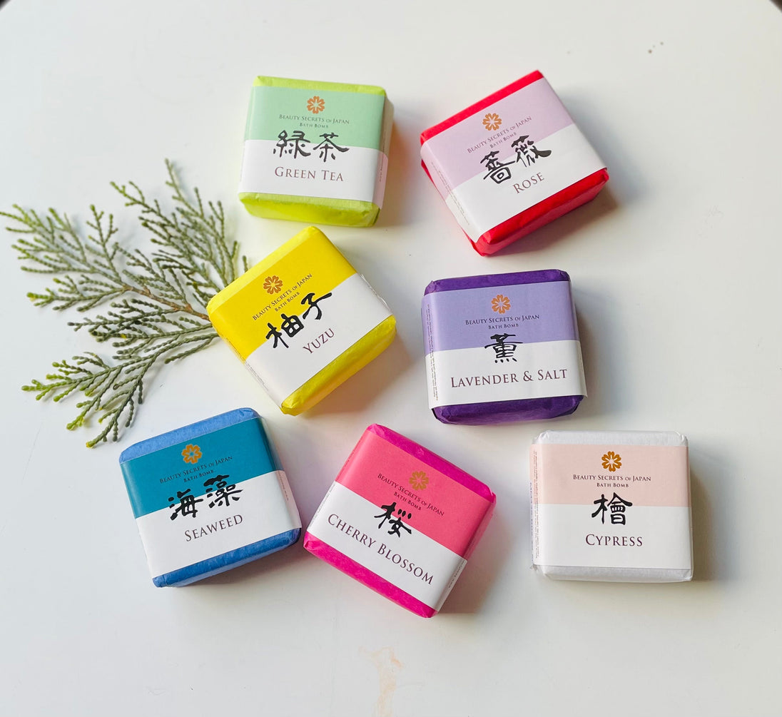 Bath Bomb Gift Set Beauty Secrets of Japan
