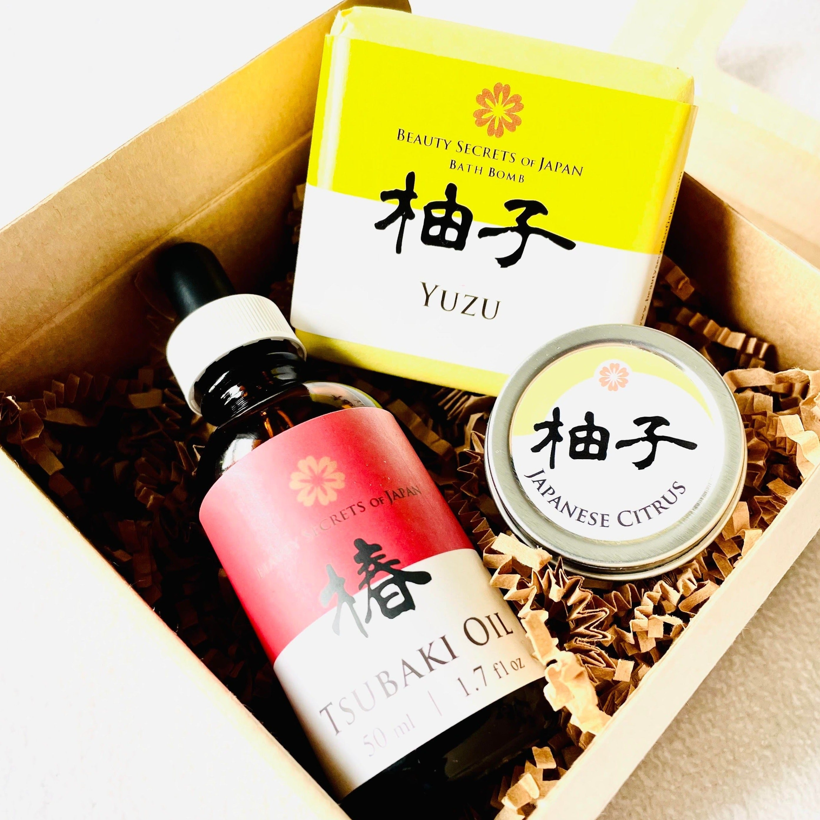 Tsubaki Oil and Yuzu Self-Care Gift Set Beauty Secrets of Japan